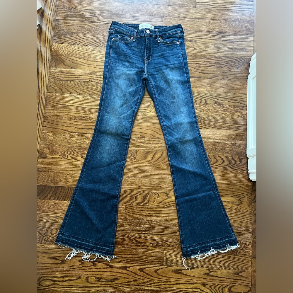 Abercrombie & Fitch Blue Wide Leg Flare Jeans